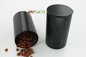 Edelstahl Dose Ölbehälter 250 ml 84 mm Ø70 mm - Shop